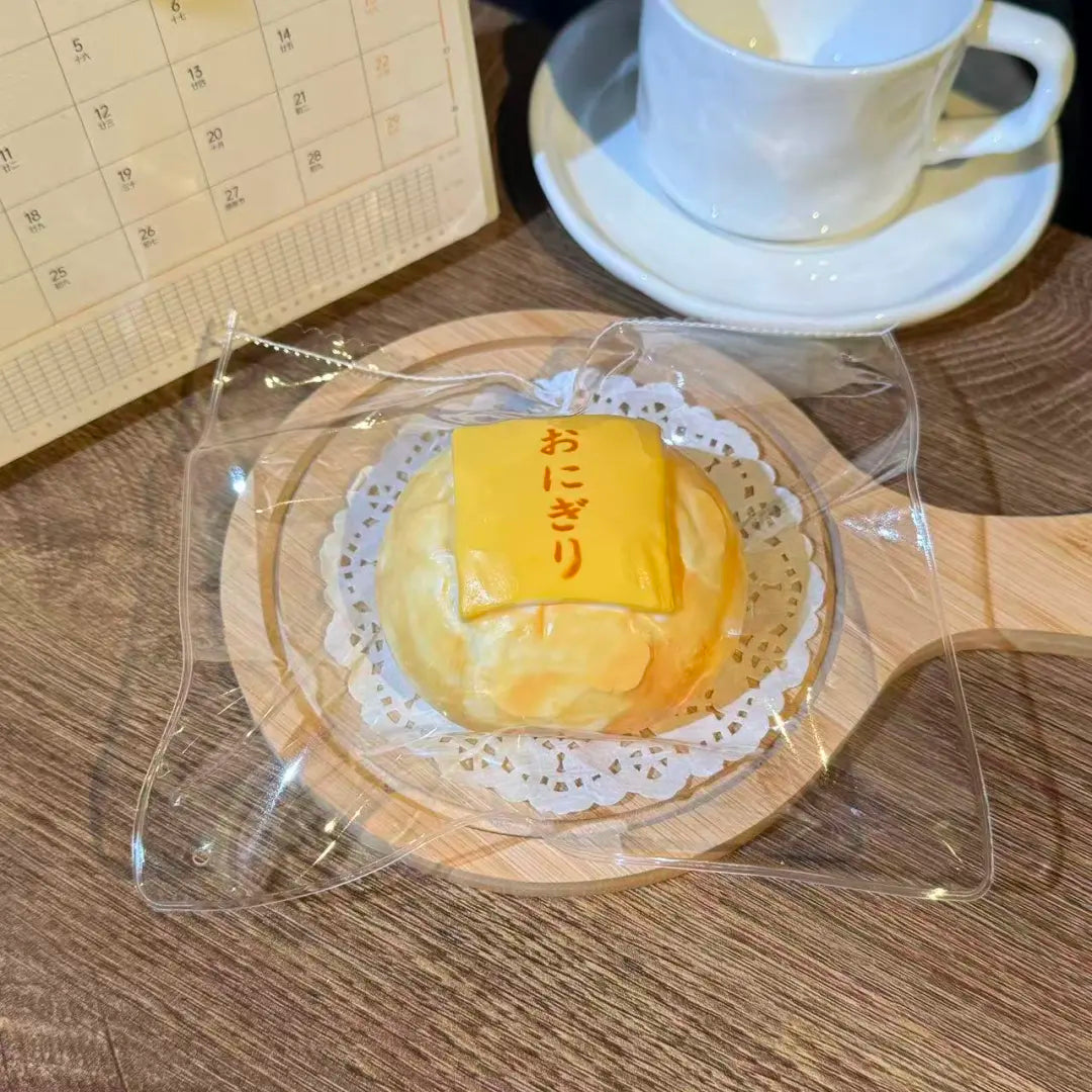 Cheese Rice Cracker Taba Squishy — One Style detail 2