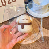 Chocolate Scarf Puppy Taba Squishy — One Style detail 2