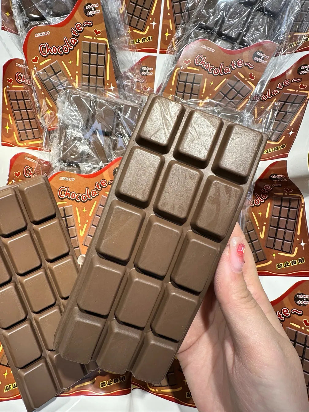 Glossy Chocolate Bar Squishy