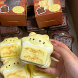 Yellow Filled Cat Cookie Squishy