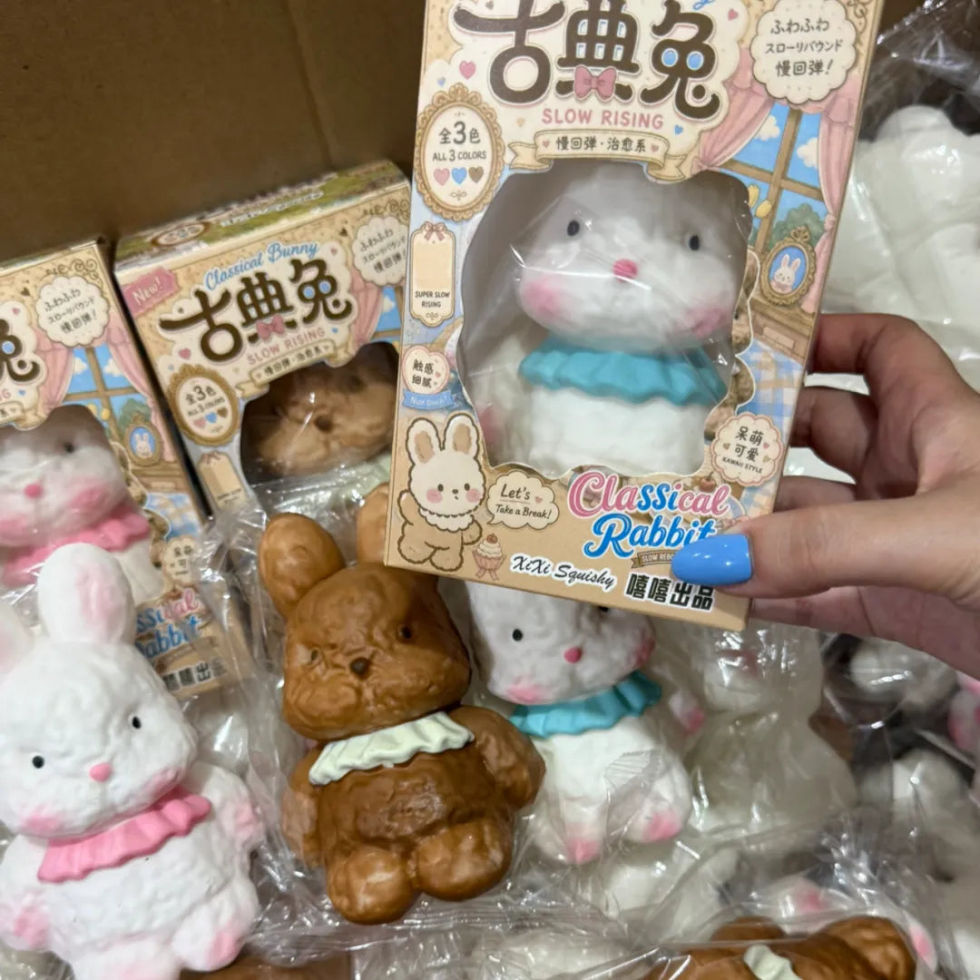Blue Classic Bunny Squishy