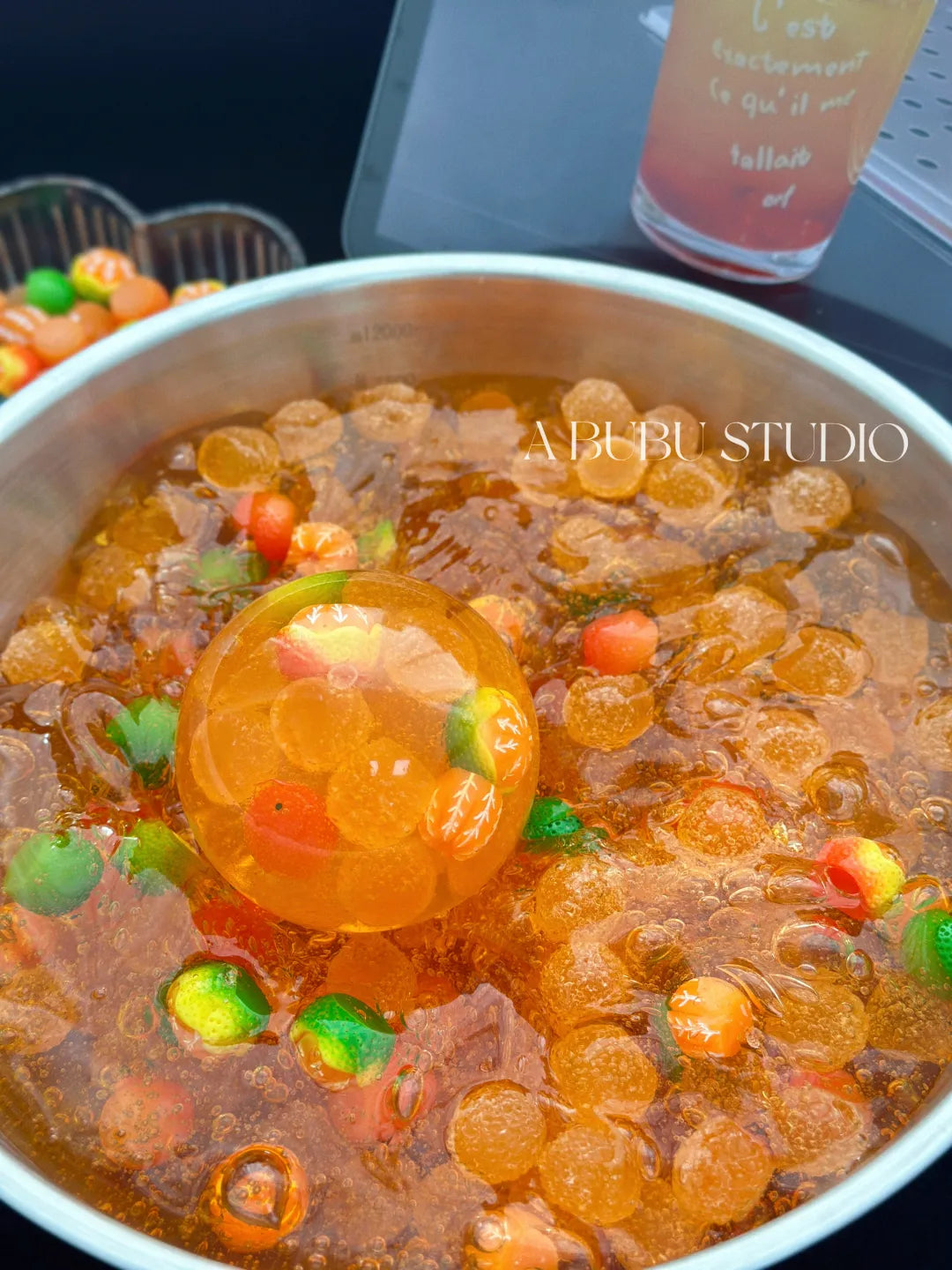 Tangerine Citrus Sugar Squishy Ball