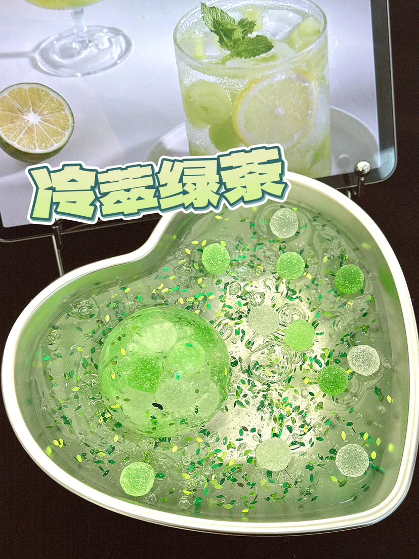 Cold Brew Green Tea Sugar Squishy Ball