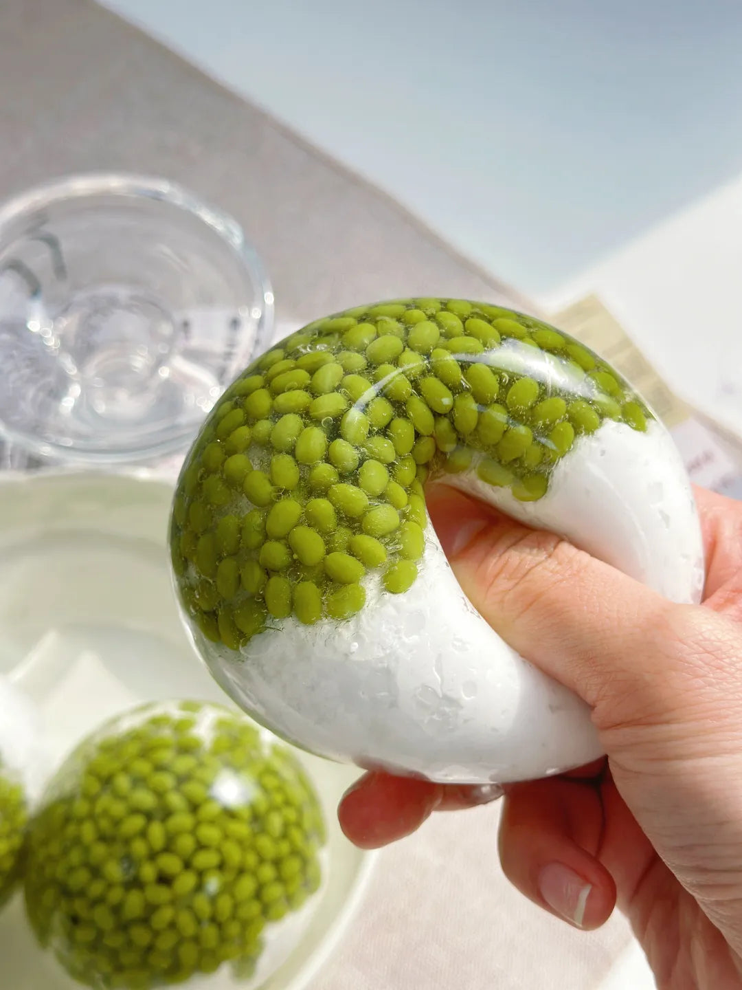 Mung Bean Milk Ice Squishy Ball