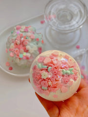 Mint Berry Milk Cake Squishy Ball