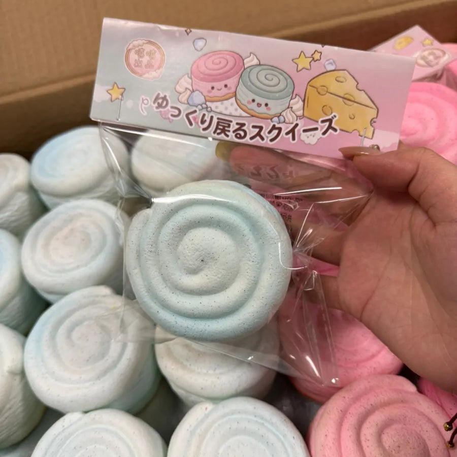 Blue Sea Salt Cheesecake Squishy