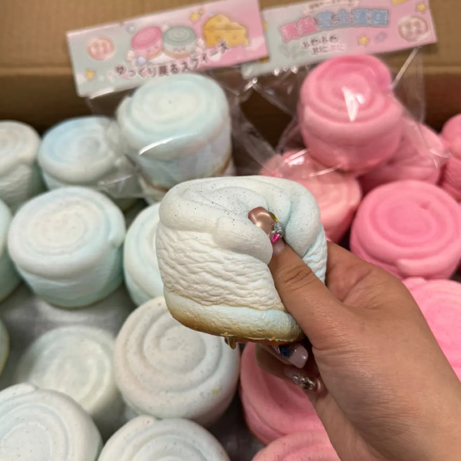 Blue Sea Salt Cheesecake Squishy