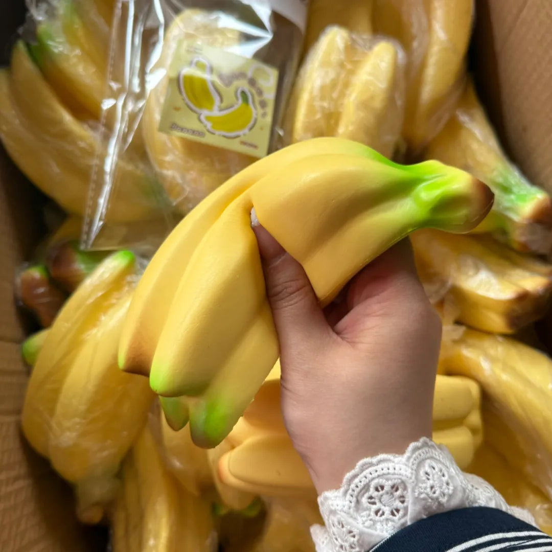 Speckled Banana Bunch Squishy