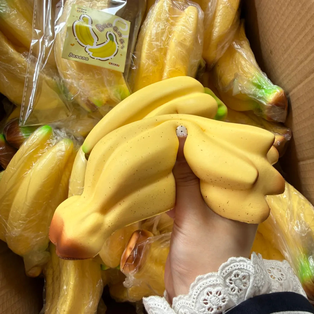 Speckled Banana Bunch Squishy