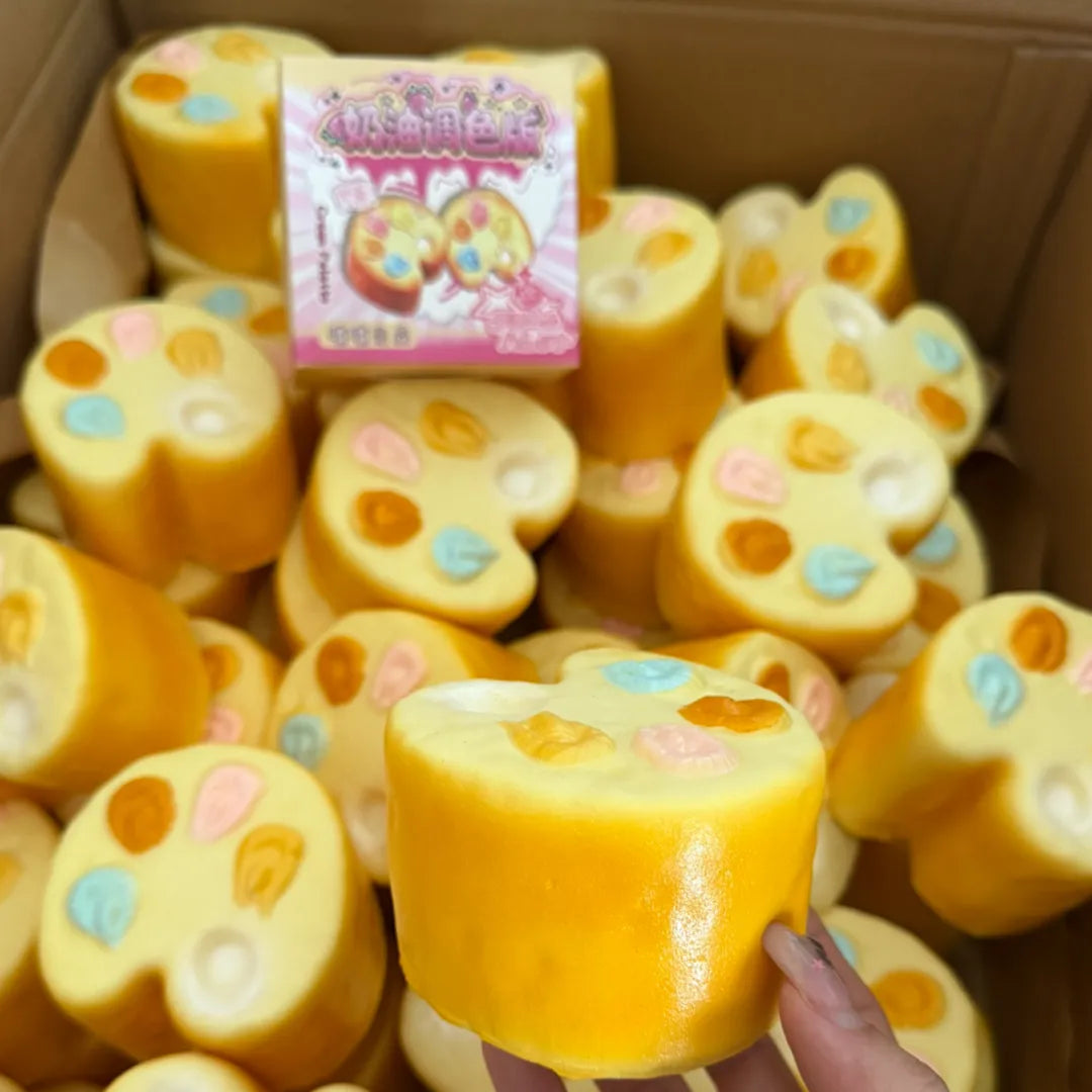 Cream Paint Palette Squishy