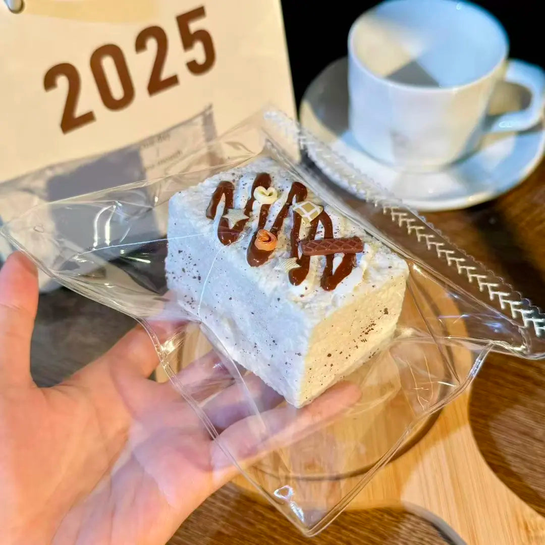 Short Toast Taba Squishy — Chocolate Drizzle detail 3