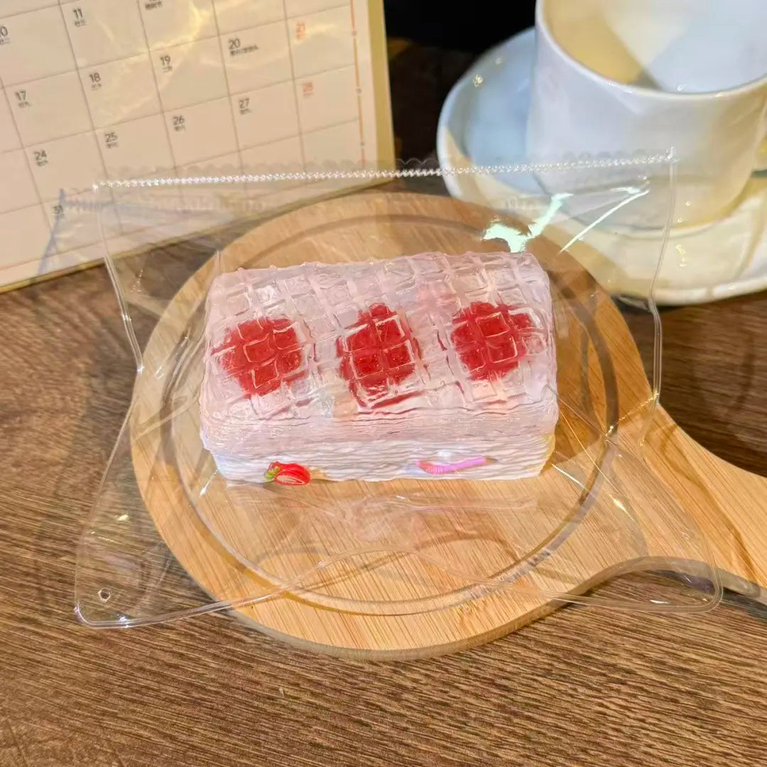 Strawberry Jelly Toast Taba Squishy — One Style detail 4
