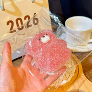 Shaved Ice Bear Taba Squishy — Pink detail 3