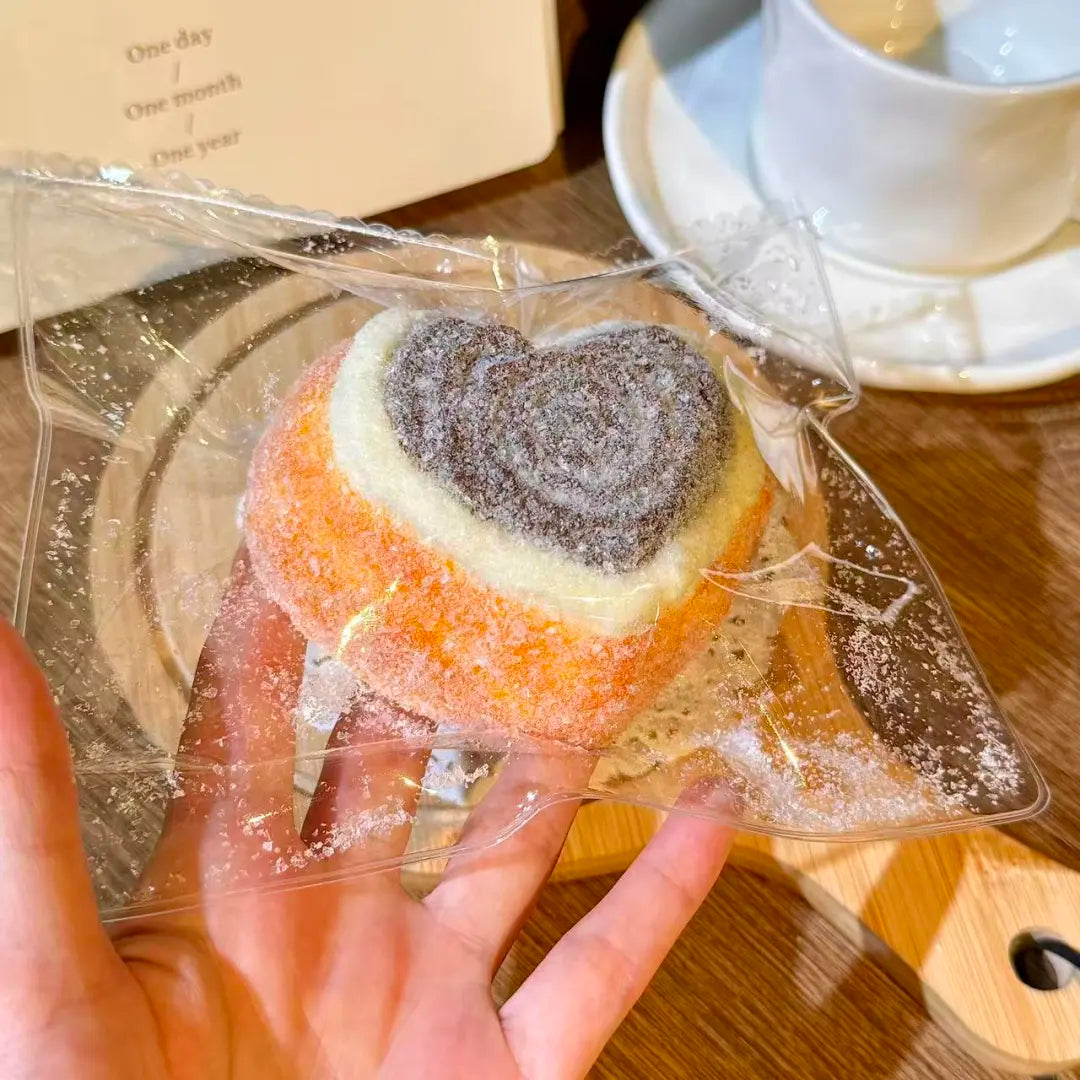 Flocked Chocolate Heart Taba Squishy — One Style detail 3