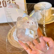 Glitter Hamster Taba Squishy — Glow-in-the-Dark detail 3