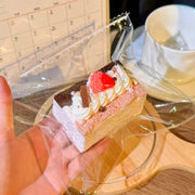 Short Toast Taba Squishy — Strawberry Cream detail 3