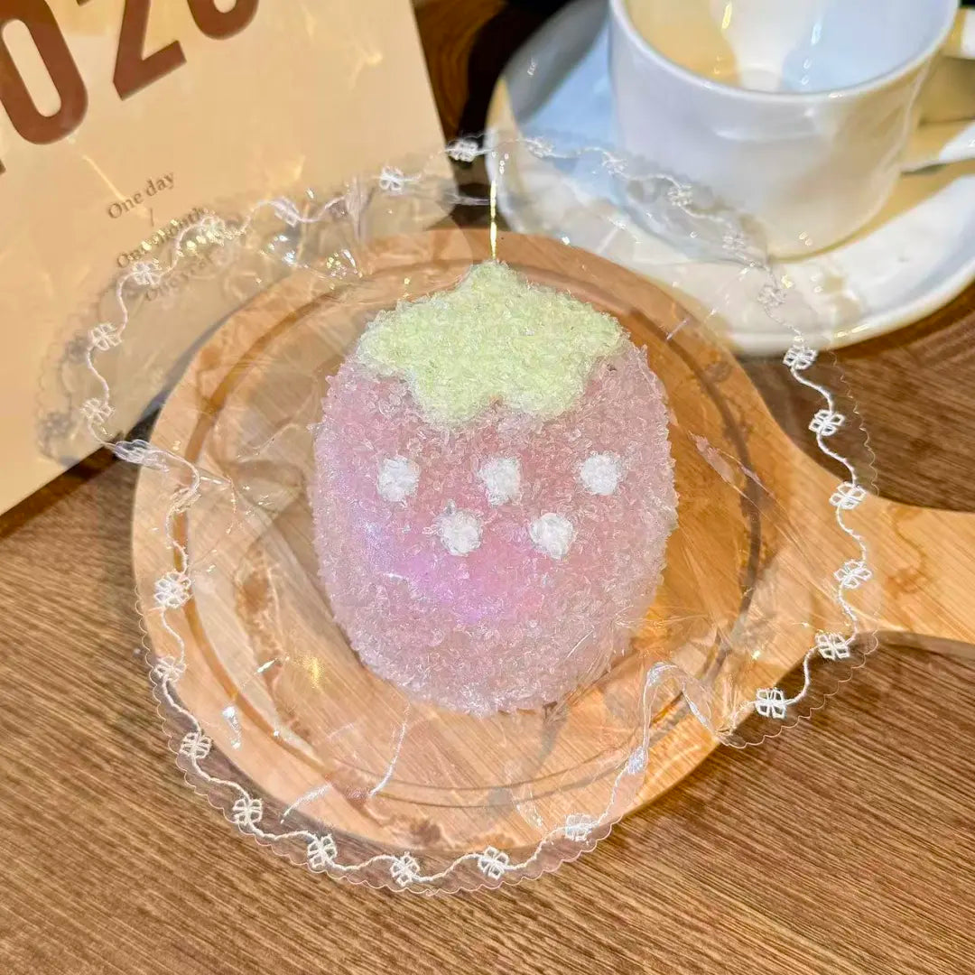 Shaved Ice Strawberry Layer Cake Taba Squishy — Purple detail 4