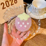 Shaved Ice Strawberry Layer Cake Taba Squishy — Purple detail 2