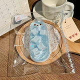 Jelly Muscle Bunny Taba Squishy — Ice Blue detail 2