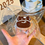 Cow Pudding Taba Squishy — Chocolate detail 4