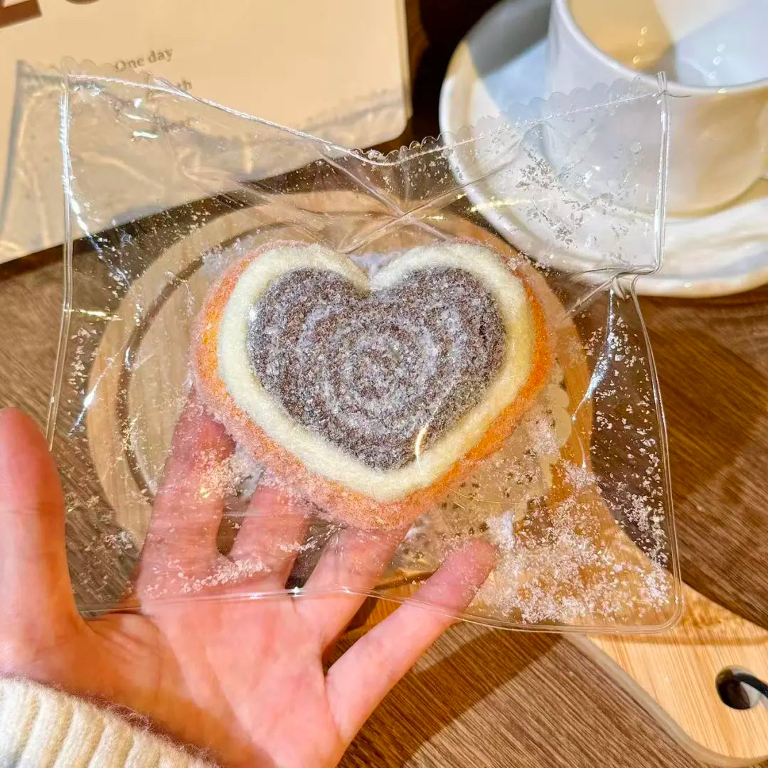 Flocked Chocolate Heart Taba Squishy — One Style detail 4