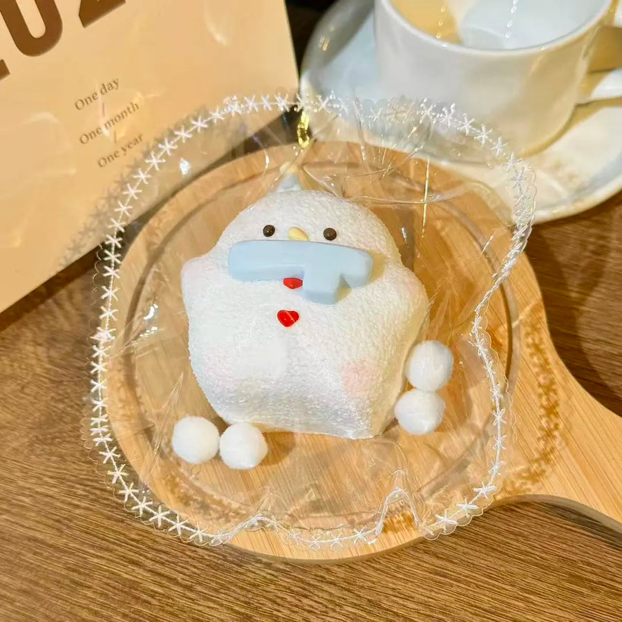 Scarf Snowman Taba Squishy — One Style detail 2