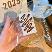Short Toast Taba Squishy — Chocolate Drizzle detail 2