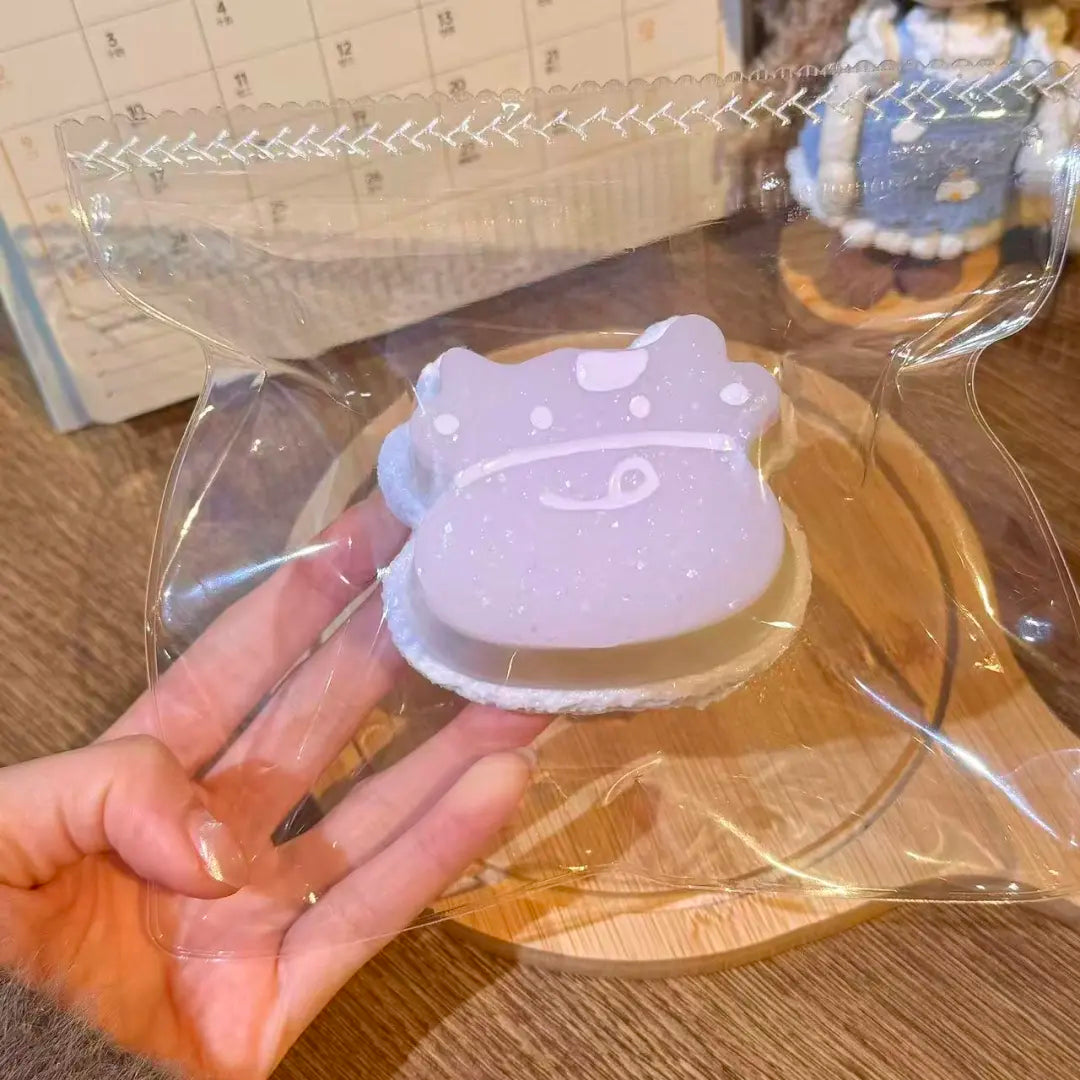 Cow Pudding Taba Squishy — Taro Purple detail 4