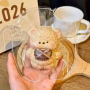 Bib Bear Taba Squishy — Dark Chocolate detail 2