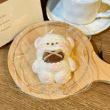 Bib Bear Taba Squishy — Cream detail 2