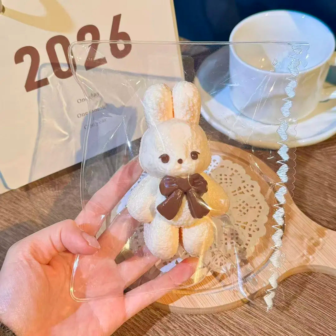Black Bow-Tie Bunny Taba Squishy — One Style detail 4