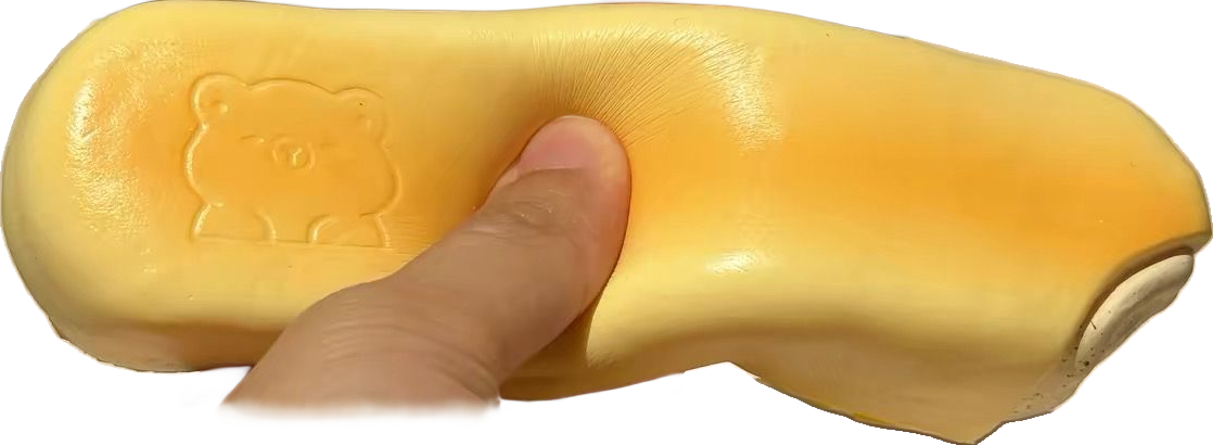 Capybara Chocolate Milk Bar Squishy held in hand