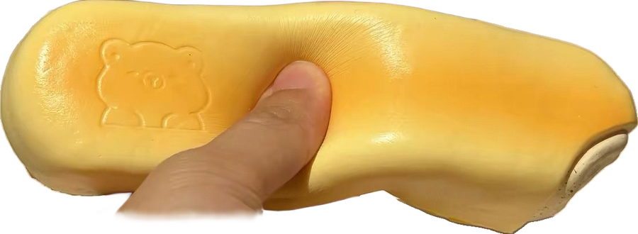 Capybara Chocolate Milk Bar Squishy held in hand