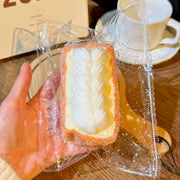 Flocked Cream Thick Toast Taba Squishy — One Style detail 2