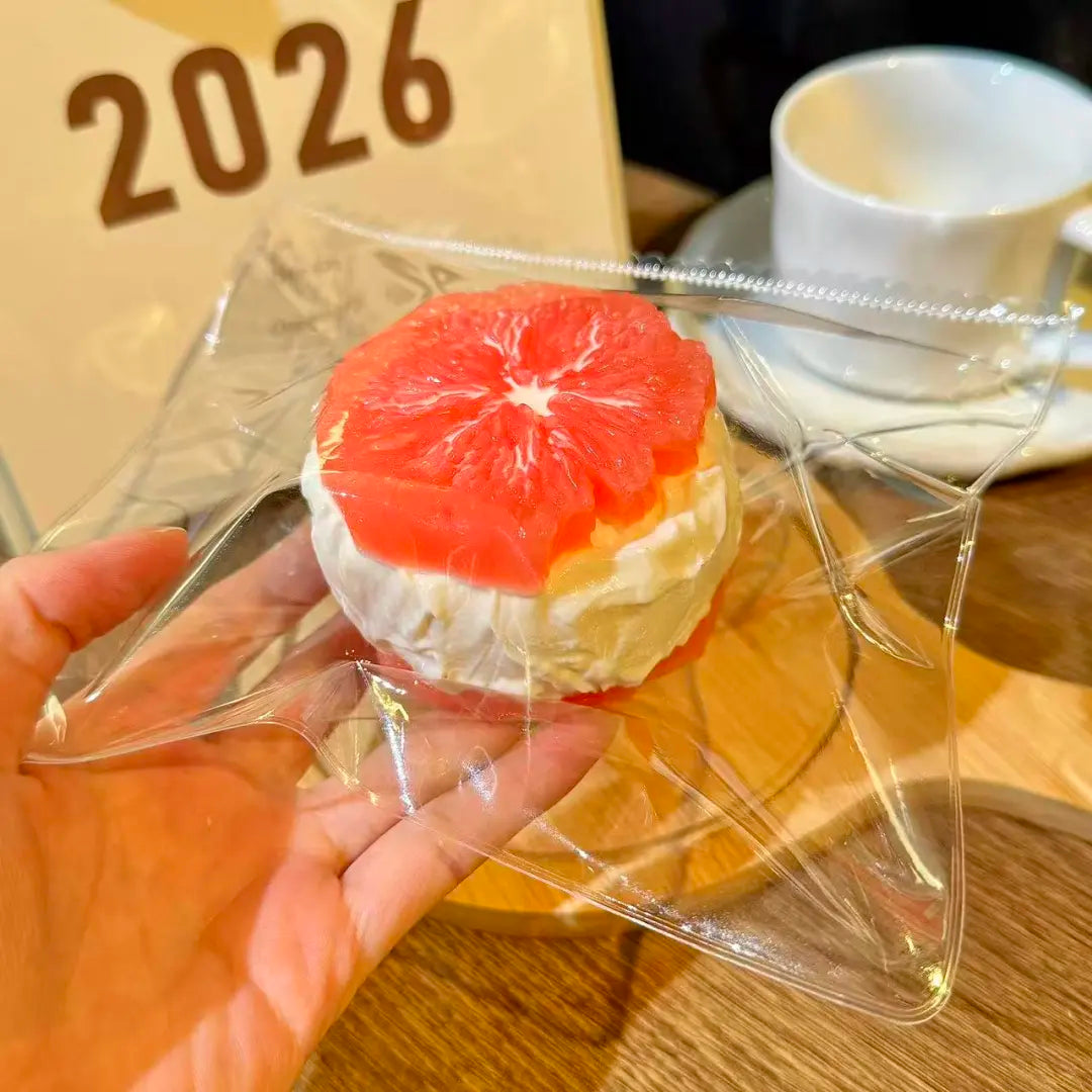 Grapefruit Yogurt Sandwich Taba Squishy — One Style detail 3