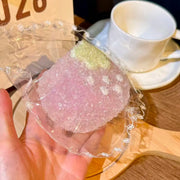 Shaved Ice Strawberry Layer Cake Taba Squishy — Purple detail 3