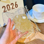 Shaved Ice Bear Taba Squishy — Yellow detail 3