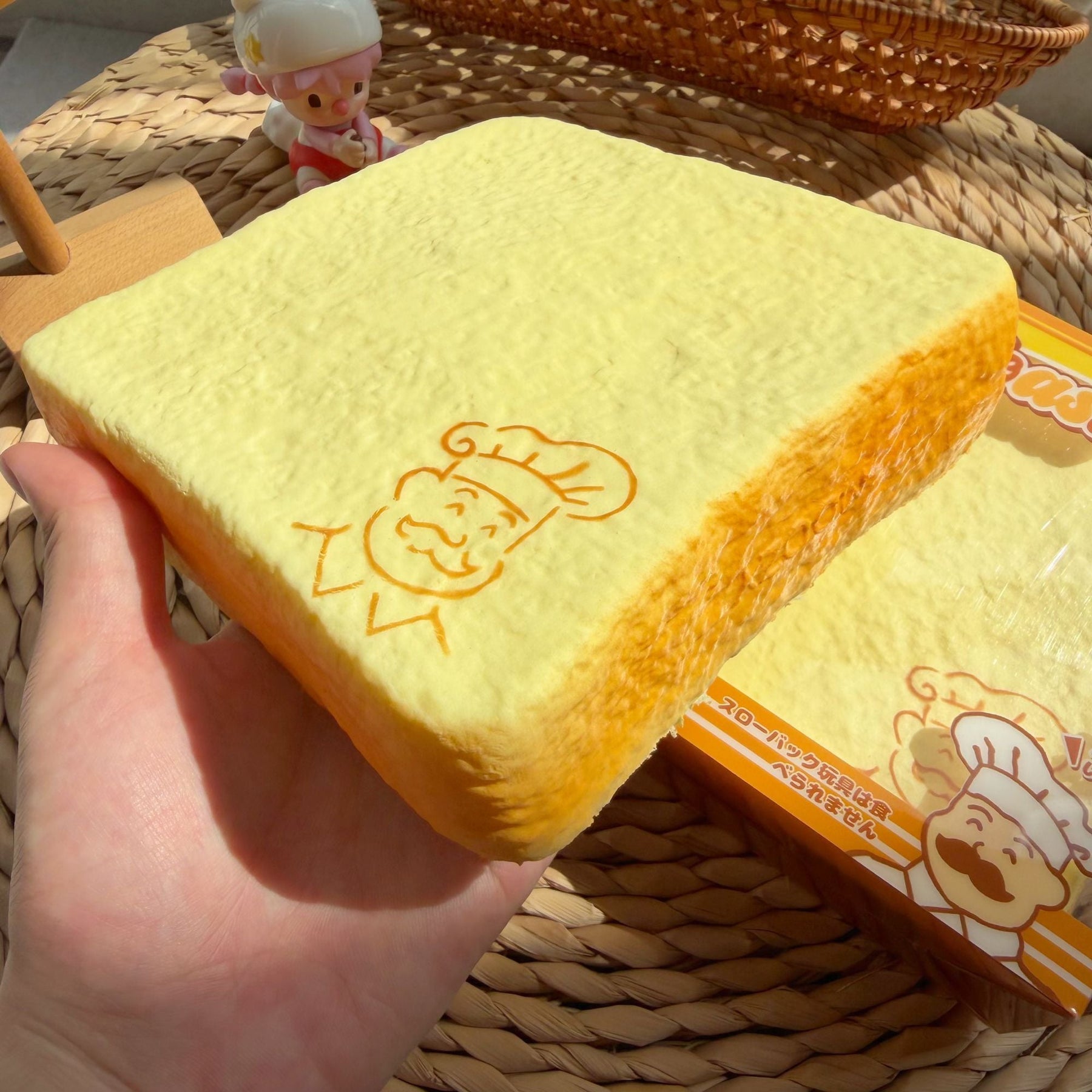 Grandpa Milk Toast Slice Squishy — supplier original 4