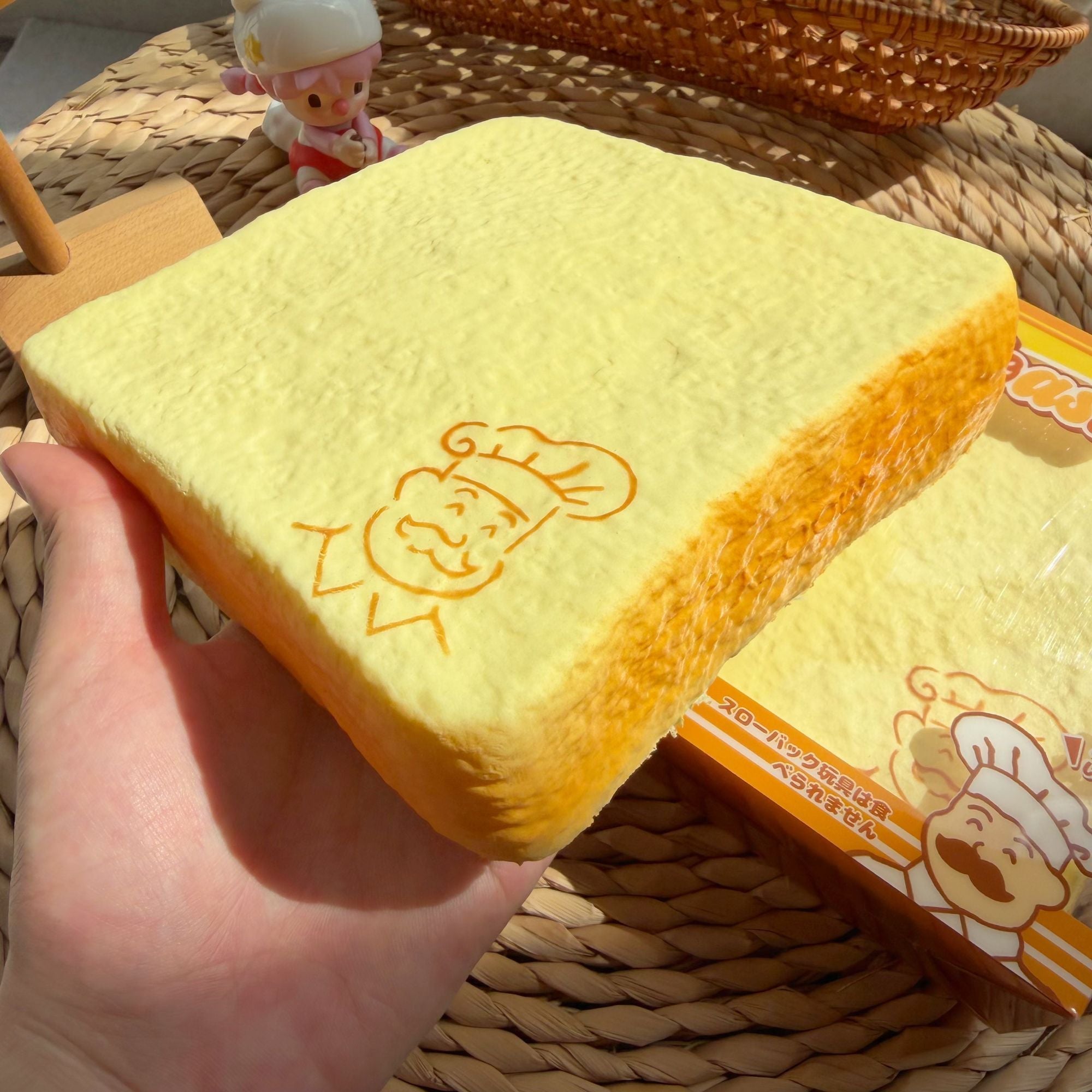 Grandpa Milk Toast Slice Squishy — supplier original 4