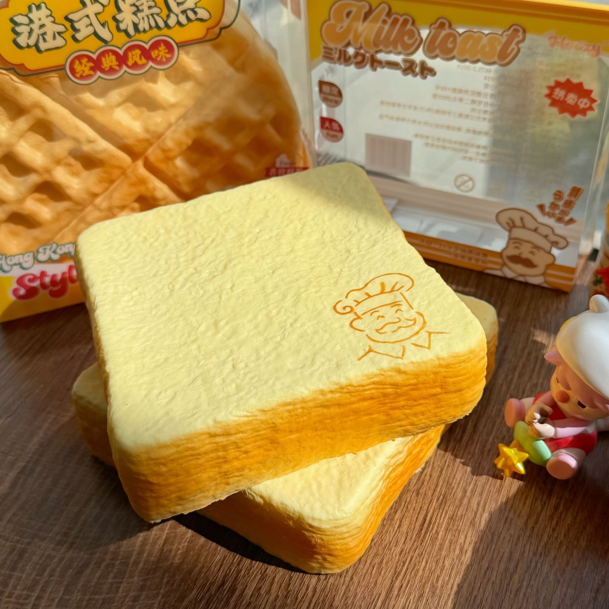 Grandpa Milk Toast Slice Squishy — supplier original 5
