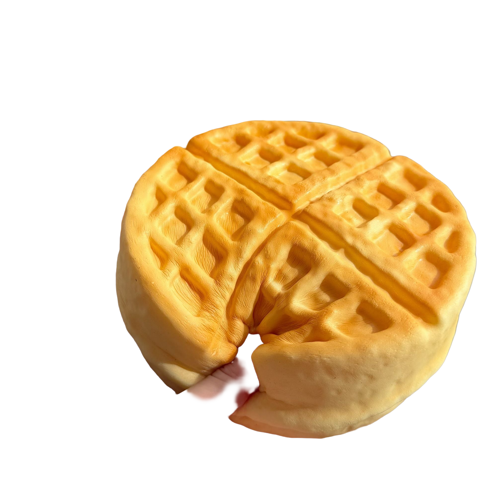 Jumbo Hong Kong Waffle Squishy held in hand