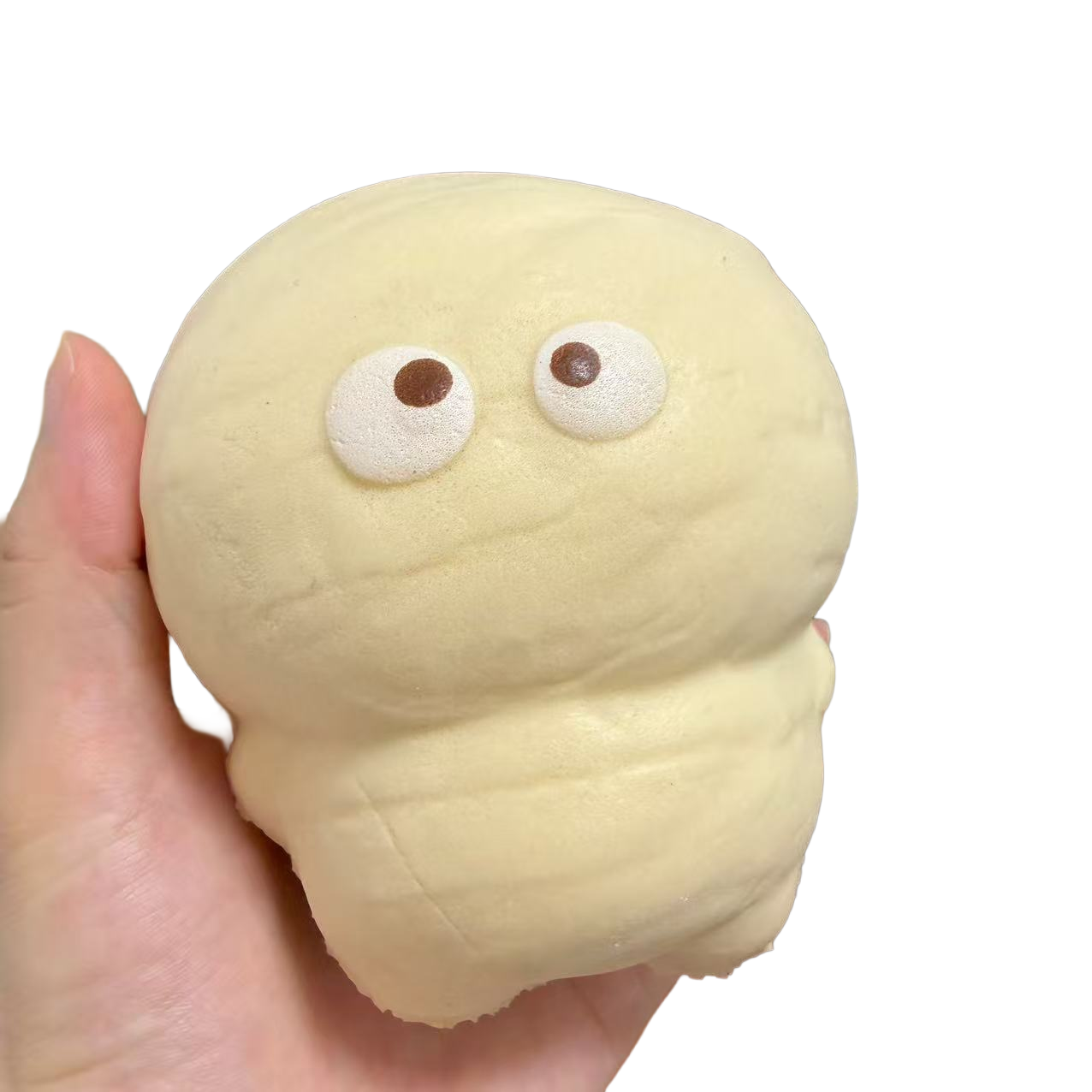 Kawaii Mummy Squishy held in hand