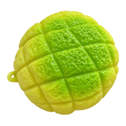 Melon Pineapple Bun — HB015-ANGLE — Product-only cutout from original photo