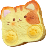 Hungry Cat Toast Squishy — product only