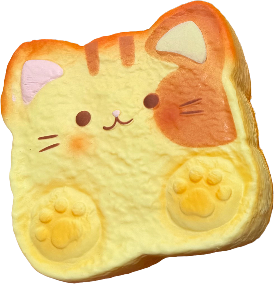Hungry Cat Toast Squishy — product only