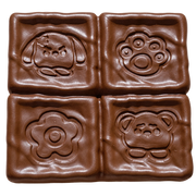 Chocolate Bread Squares Squishy — product-only cutout