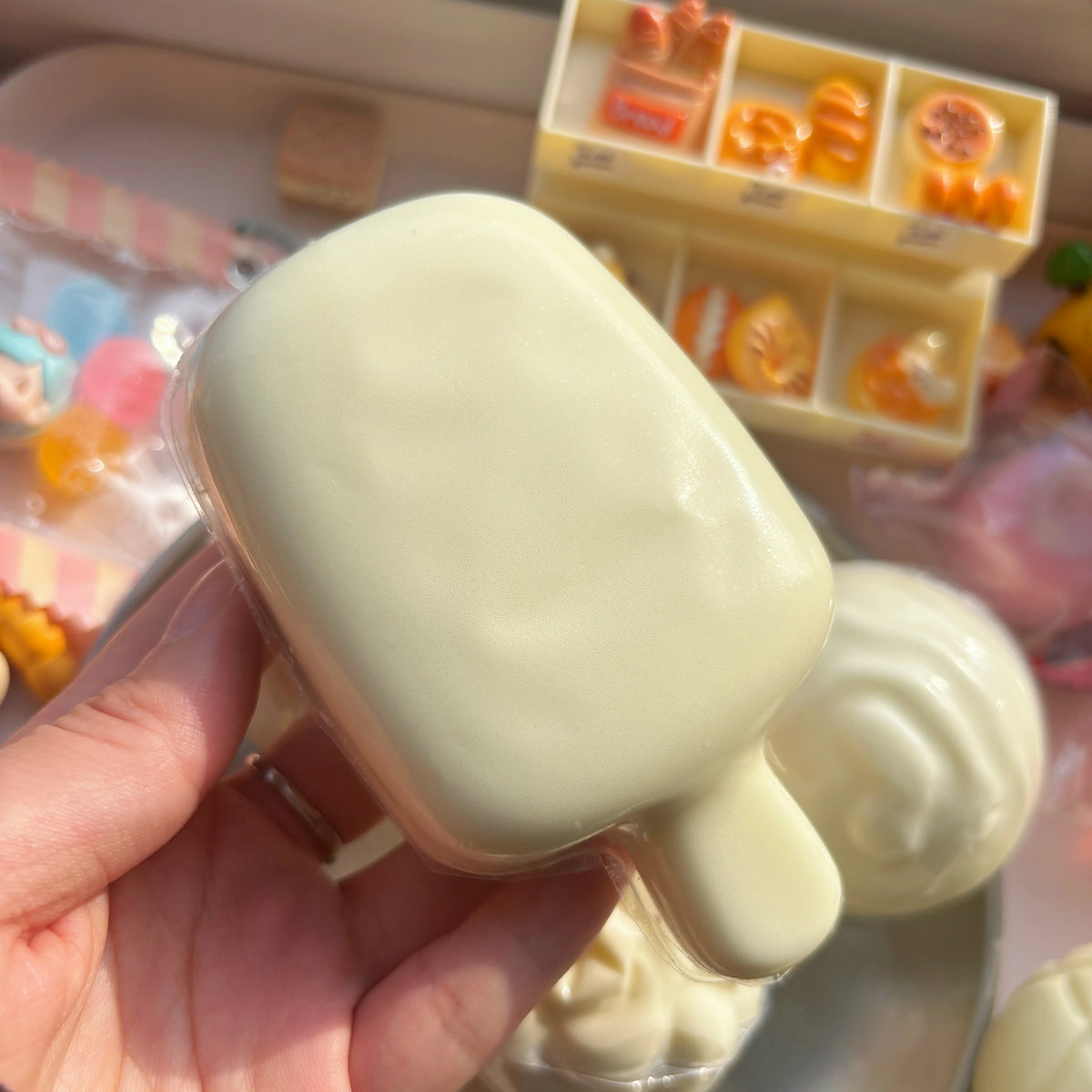 Milk Ice Cream Bar Squishy — product photograph