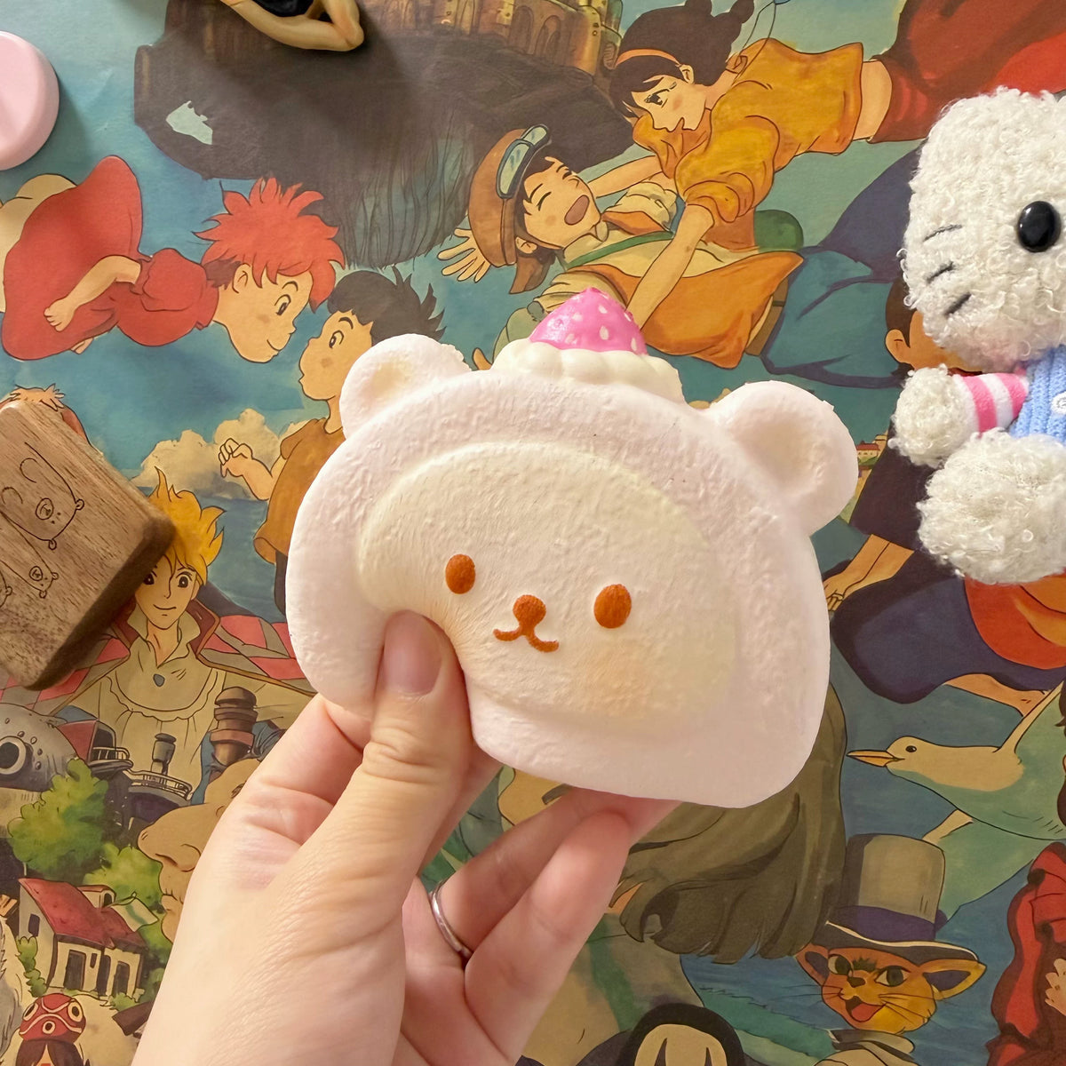 Bear Swiss Roll Squishy — product photograph