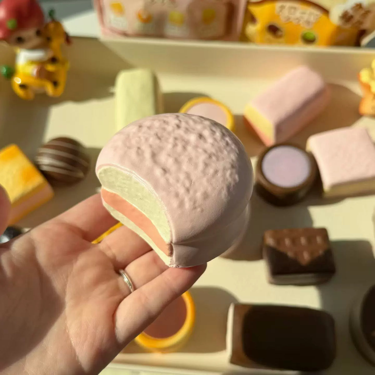 Strawberry Choco Pie Squishy — product photograph