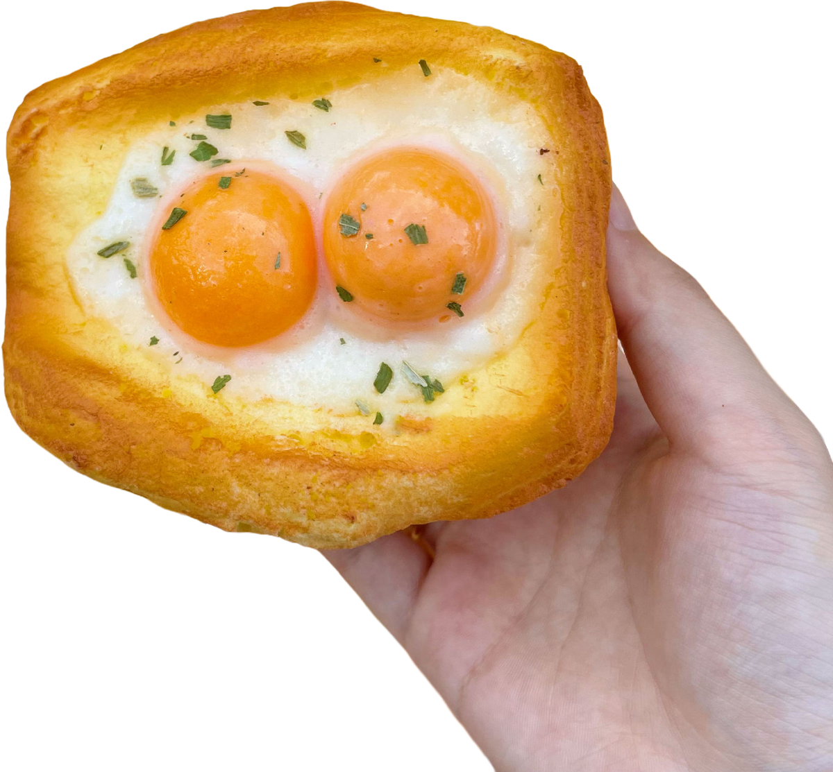 Egg & Scallion Toast Squishy — product photograph
